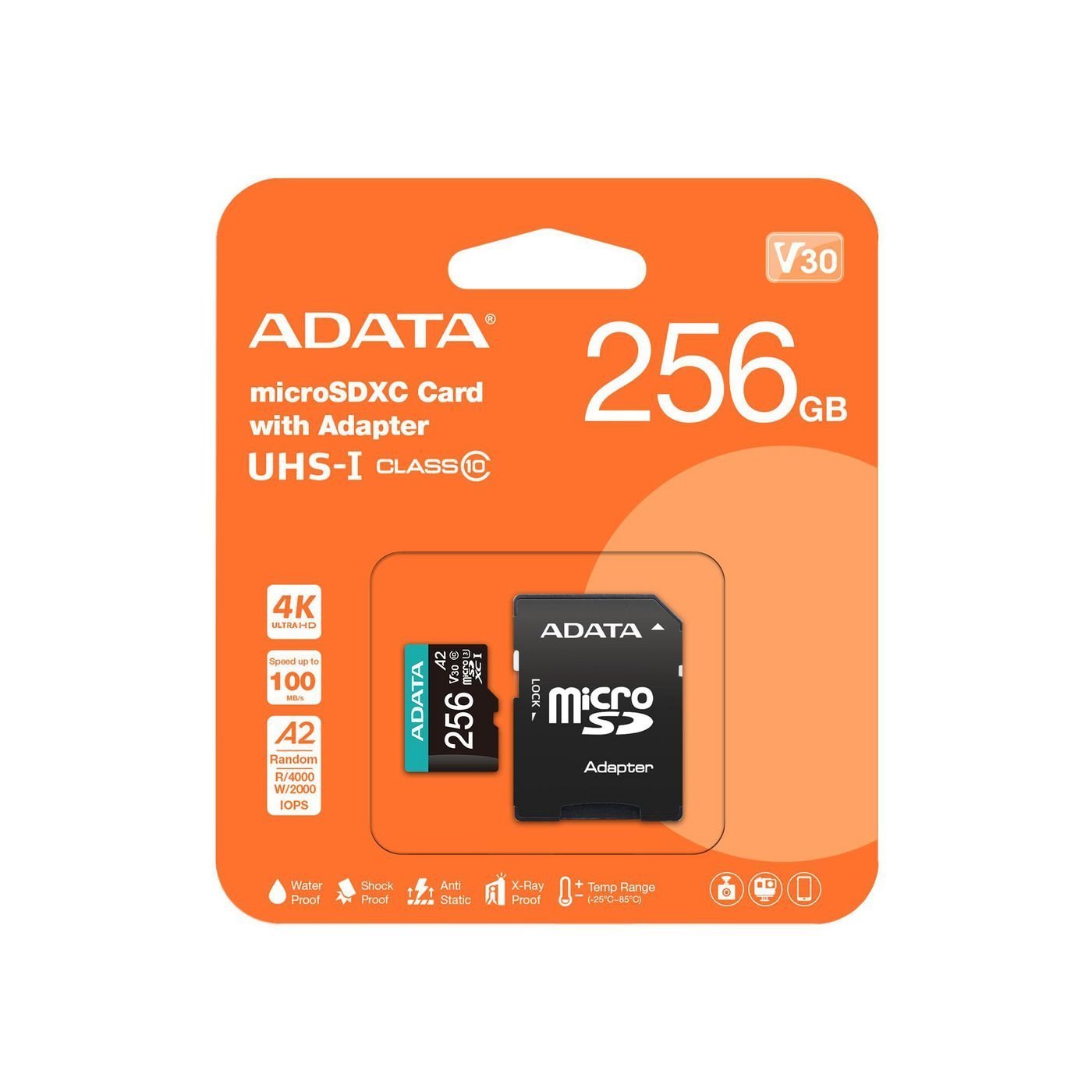 Adata Premier Pro V30S microSDXC 256GB 100MB/s