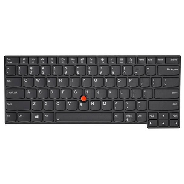 Lenovo Keyboard - Cable Connectivity - Proprietary Interface - Trackpoint - English (US) - Black