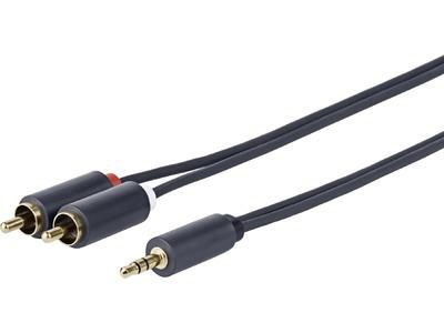 VivoLink Audiokabel Sort 5M
