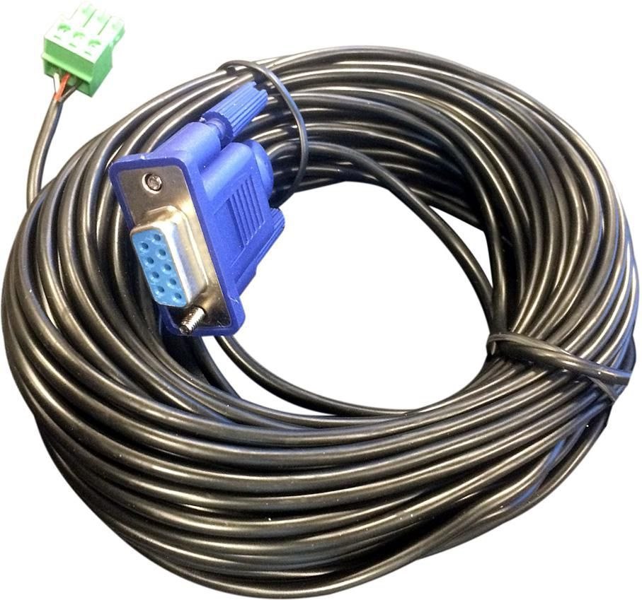 VivoLink Pro Serielt Kabel Sort 15M