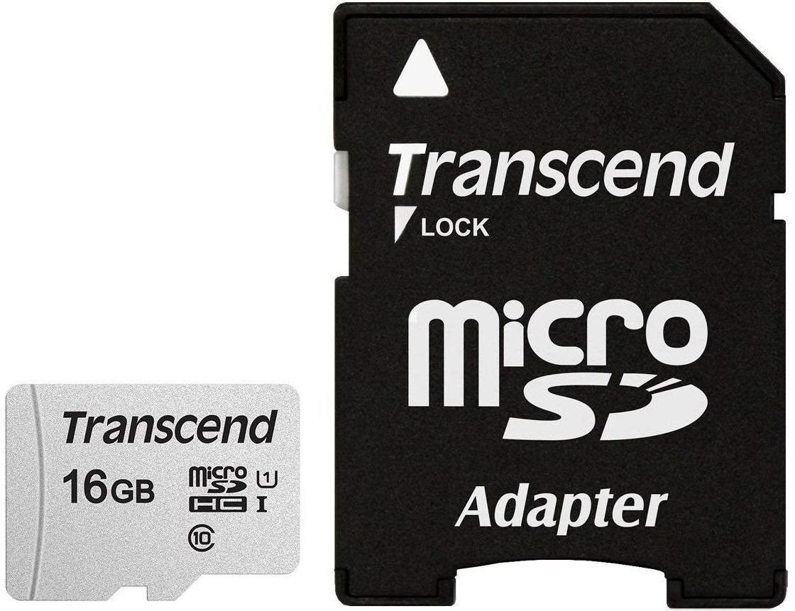 Transcend 16 GB Class 10/UHS-I (U1) microSDHC