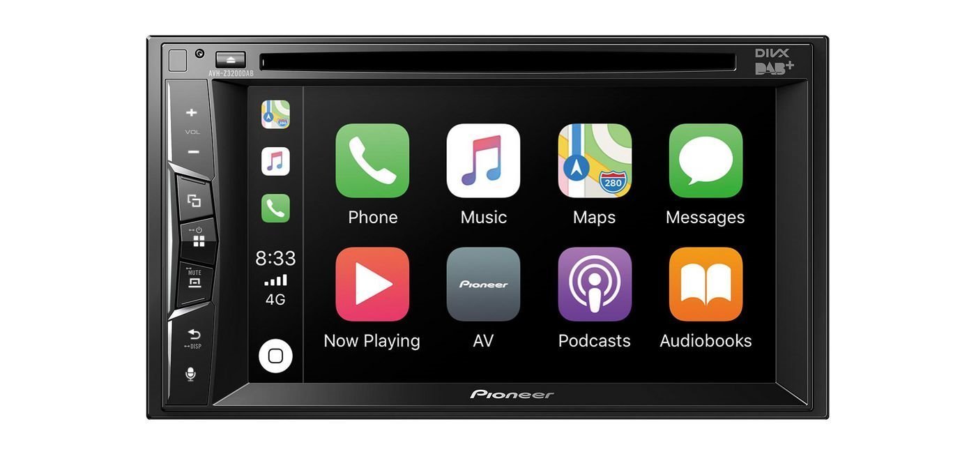 Pioneer Avh Z3200dab DVD-modtager 6.2 50 Watt X 4