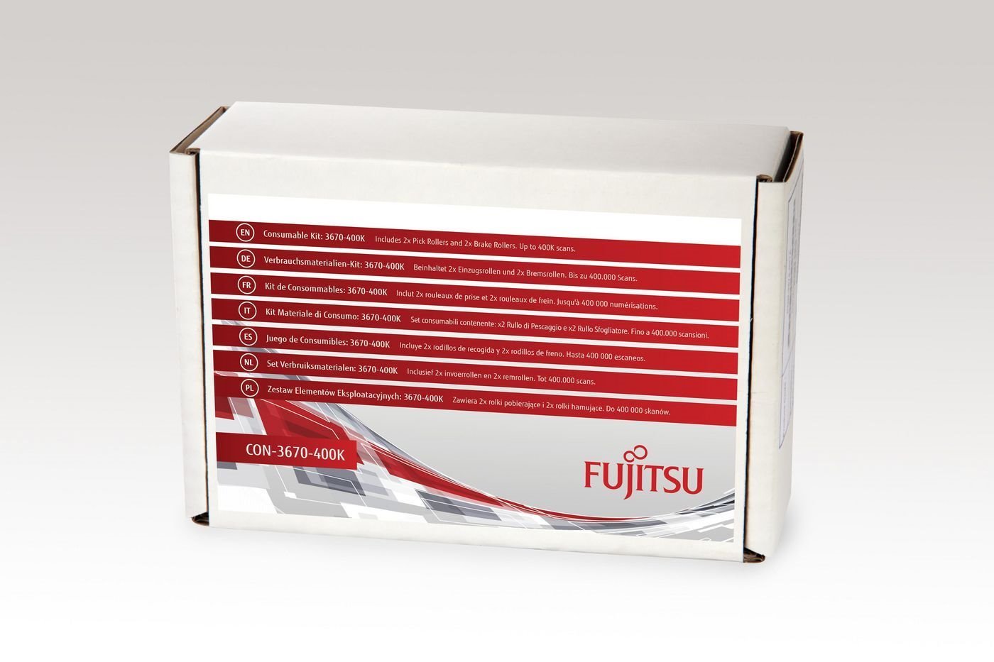 Fujitsu Consumable Kit 3670-400K Pakke Med Forbrugsartikler For Scanner