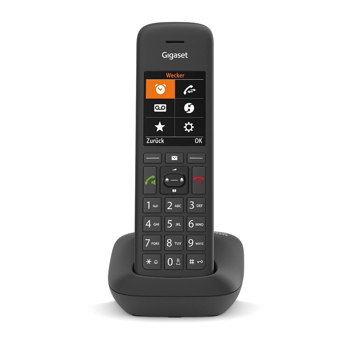 Gigaset C575 TRÅDLØS Telefon Ingen Nummervisning Sort