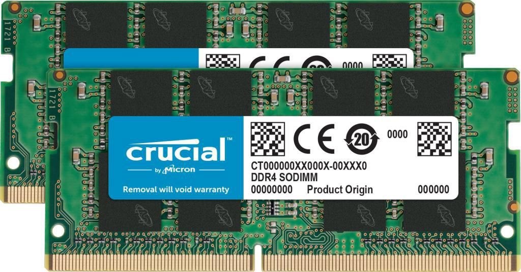 Crucial DDR4 16GB Kit 3200MHz CL22 Ikke-ECC So-Dimm 260-Pin