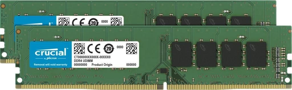 Crucial DDR4 16GB Kit 3200MHz CL22 Ikke-ECC