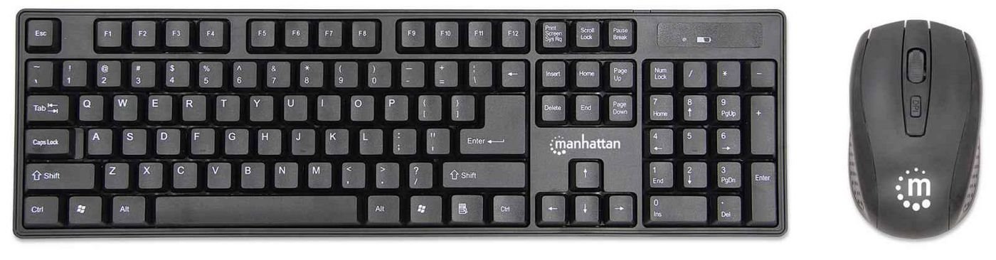 Manhattan Tastatur Og Mus-Sæt TRÅDLØS
