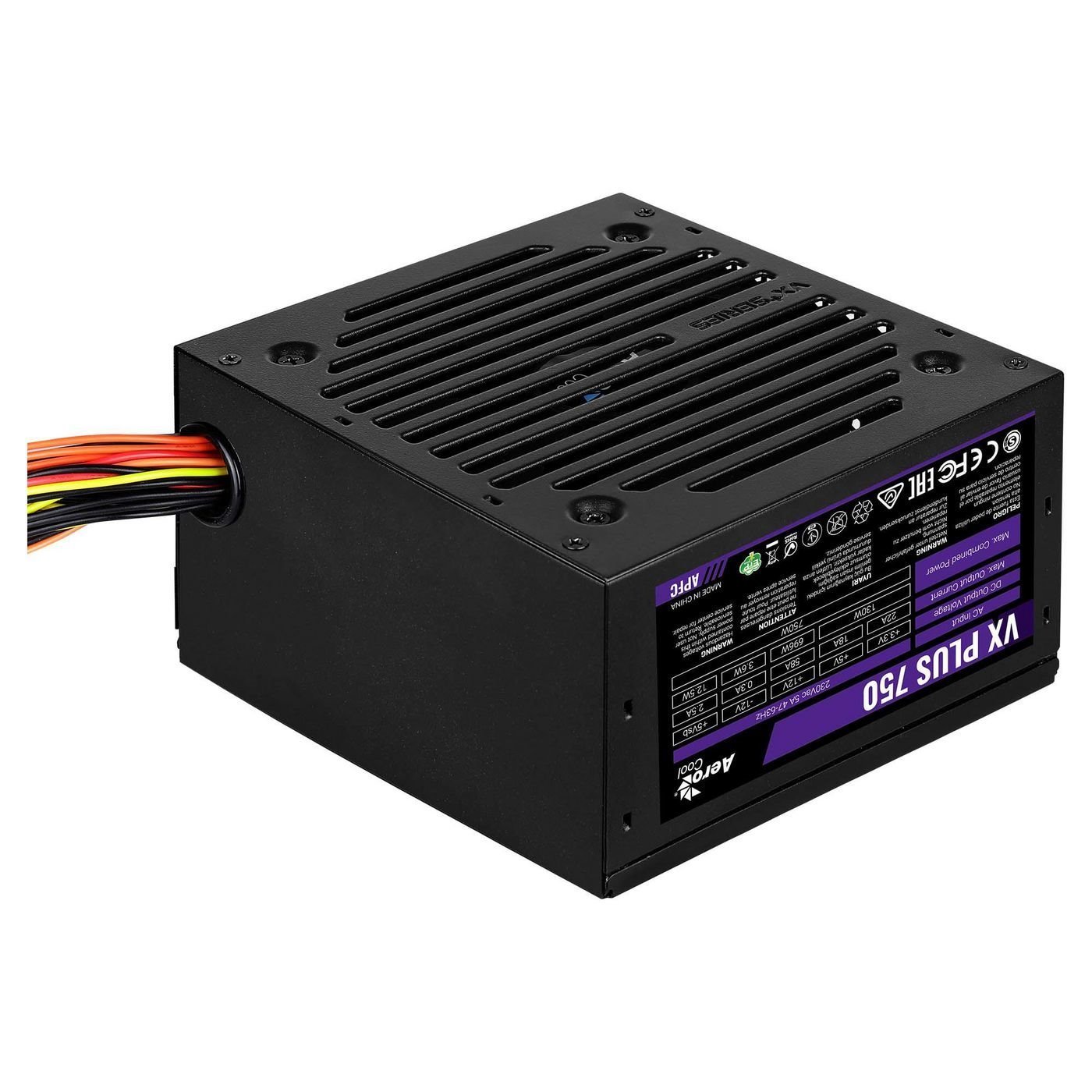 AeroCool VX Plus 750 Strømforsyning 750Watt