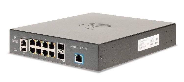 Cambium Networks cnMatrix Ex1010 Administreret L2/L3 Gigabit Ethernet (10/100/1000) 1U GRÅ