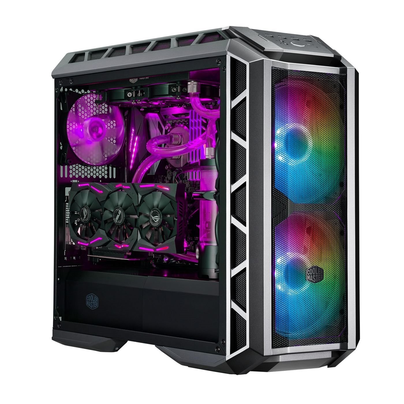 Cooler Master MasterCase H500P Mesh Argb TÅRN Udvidet Atx Ingen Strømforsyning Sort