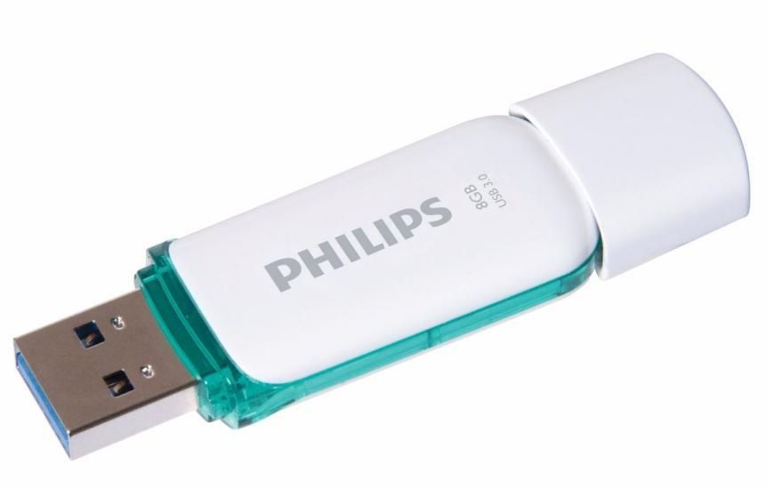 Philips FM08FD75B Snow Edition 3.0 8GB Usb 3.0 Hvid