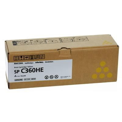 Ricoh Original Standard Yield Laser Toner Cartridge - Yellow Pack