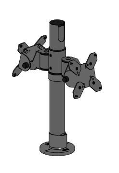 SpacePole Pole Mount for Flat Panel Display
