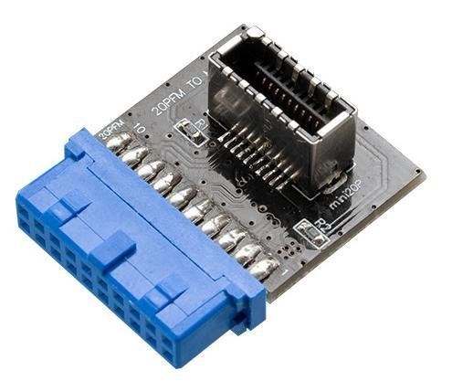 Akasa Usb 3.1 20-Pin Adapter