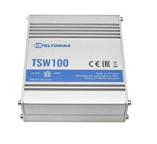 Teltonika TSW100 Switch 5-Porte Gigabit PoE
