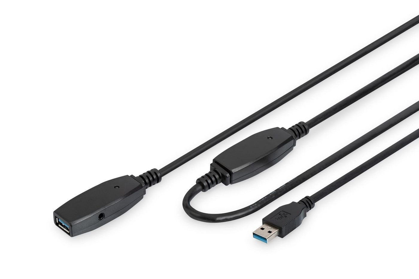 Digitus Usb 3.0 Usb Forlængerkabel 15M Sort