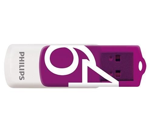 Philips FM64FD05B Vivid Edition 2.0 64GB Usb 2.0 Hvid