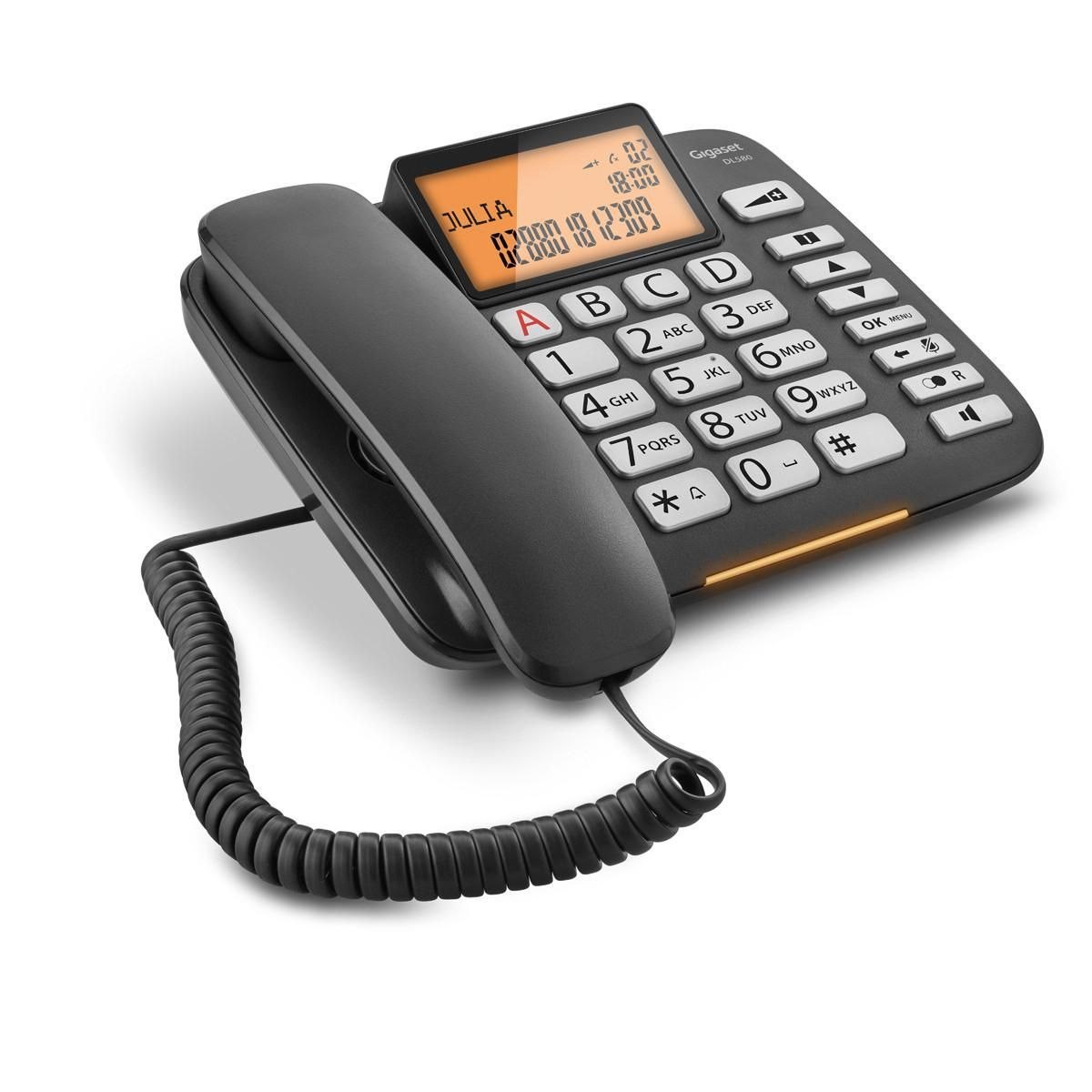 Gigaset DL580 Telefon Med Ledning LCD-skærm