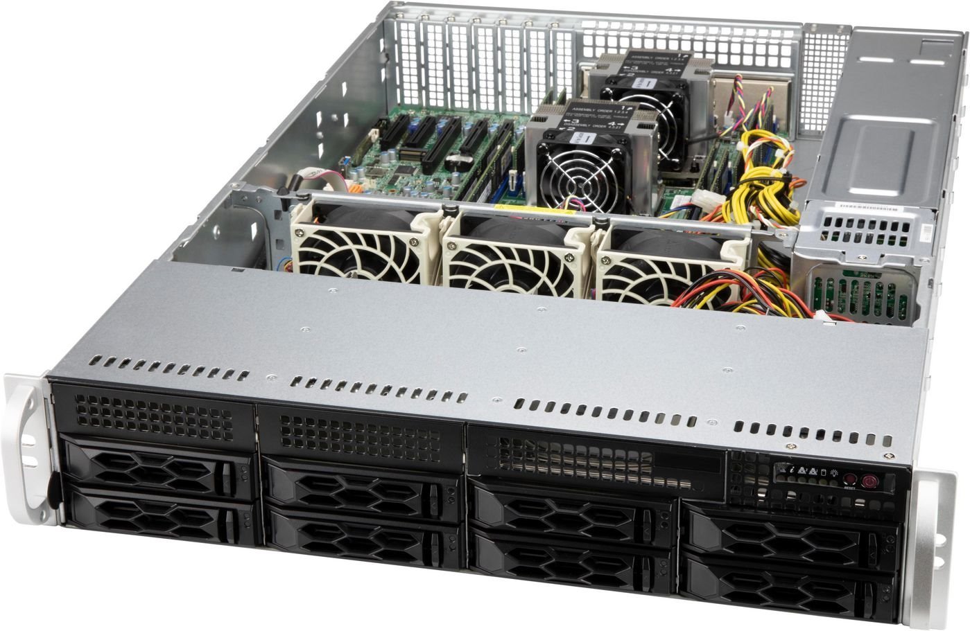 Supermicro Scla25tqc R609LP Rackversion Forstærket Forlænger Atx 650Watt Strømforsyning Sort