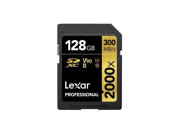 Lexar Professional SDXC Uhs-Ii Memory Card 128GB 300MB/s