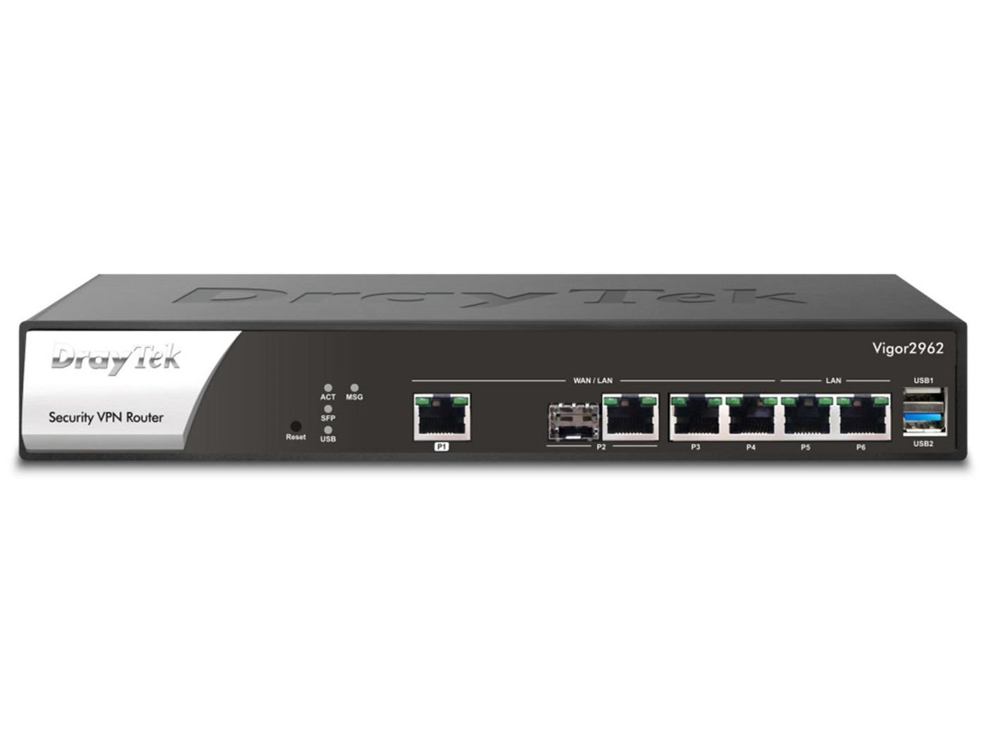 Draytek Vigor 2962 Router 6-Ports Switch Kabling