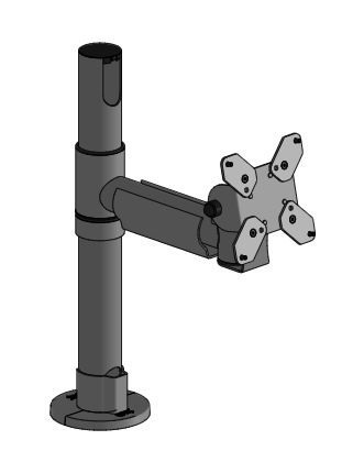 SpacePole Mounting Arm for Flat Panel Display