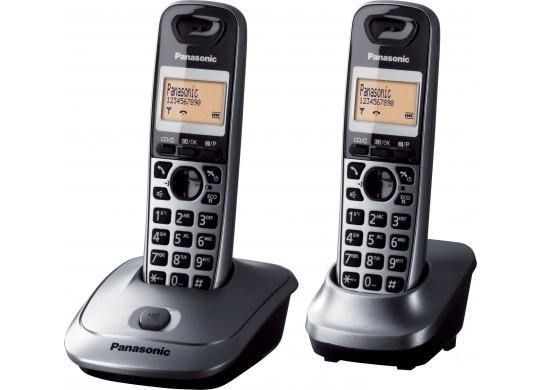 Panasonic KX-TG2512PDT TRÅDLØS Telefon Ingen Nummervisning