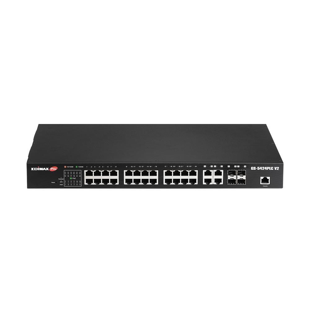 Edimax Pro GS-5424PLC V2 Switch 24-Porte Gigabit PoE+
