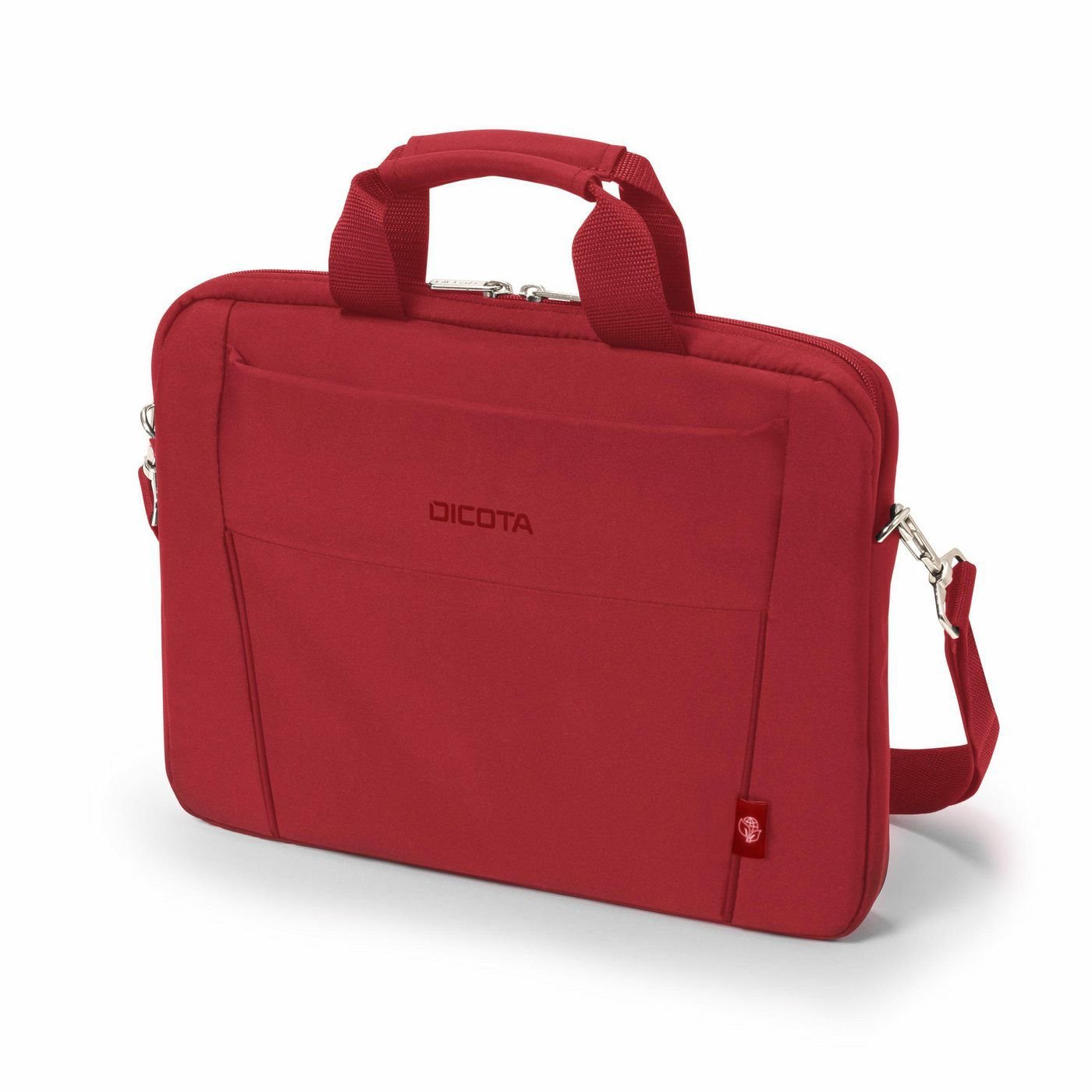 Dicota Eco Slim Case Bæretaske 14.1 Metal 300D Rpet Polyester RØD