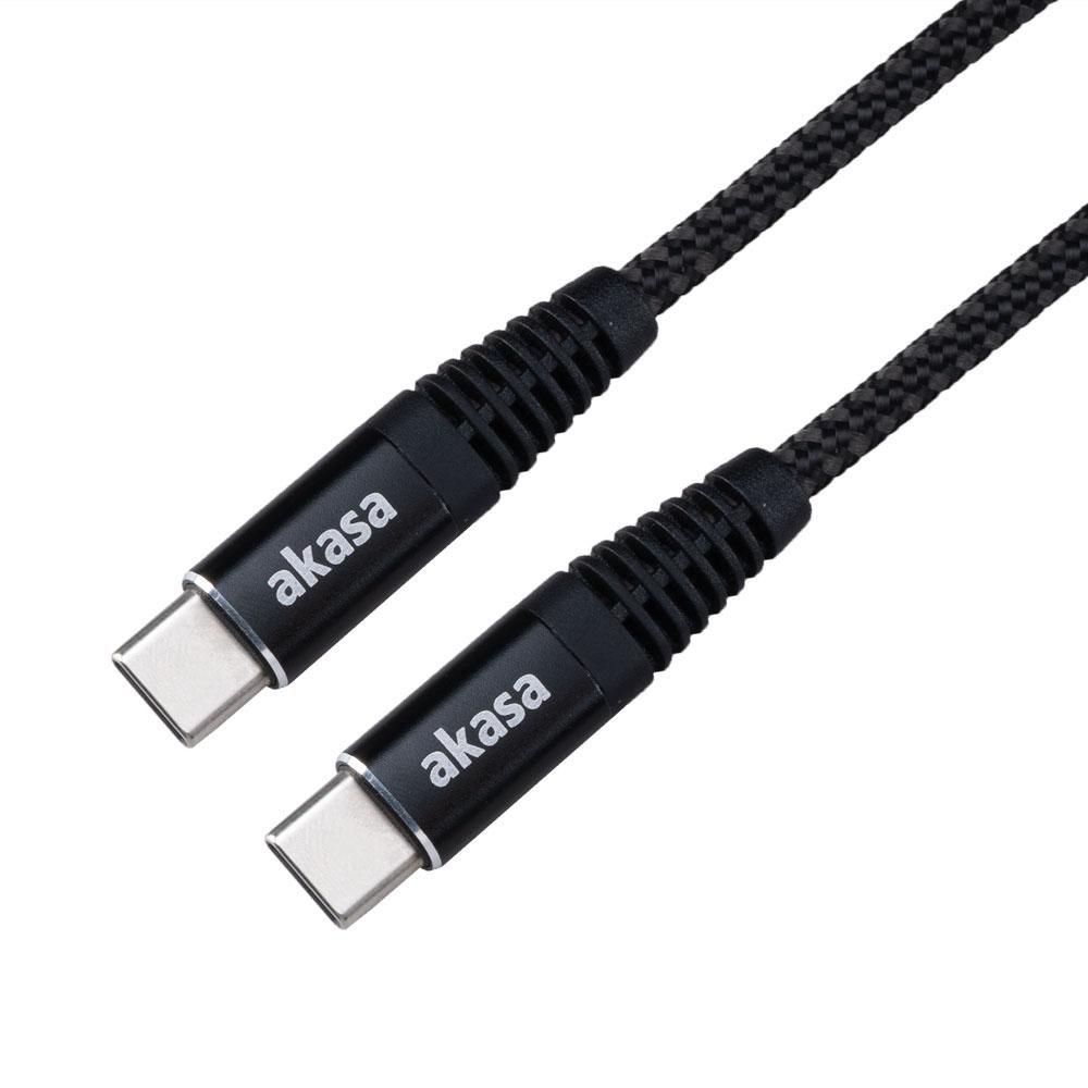 Akasa Ak-Cbub54-10Bk USB-kabel 1 M Usb C Sort