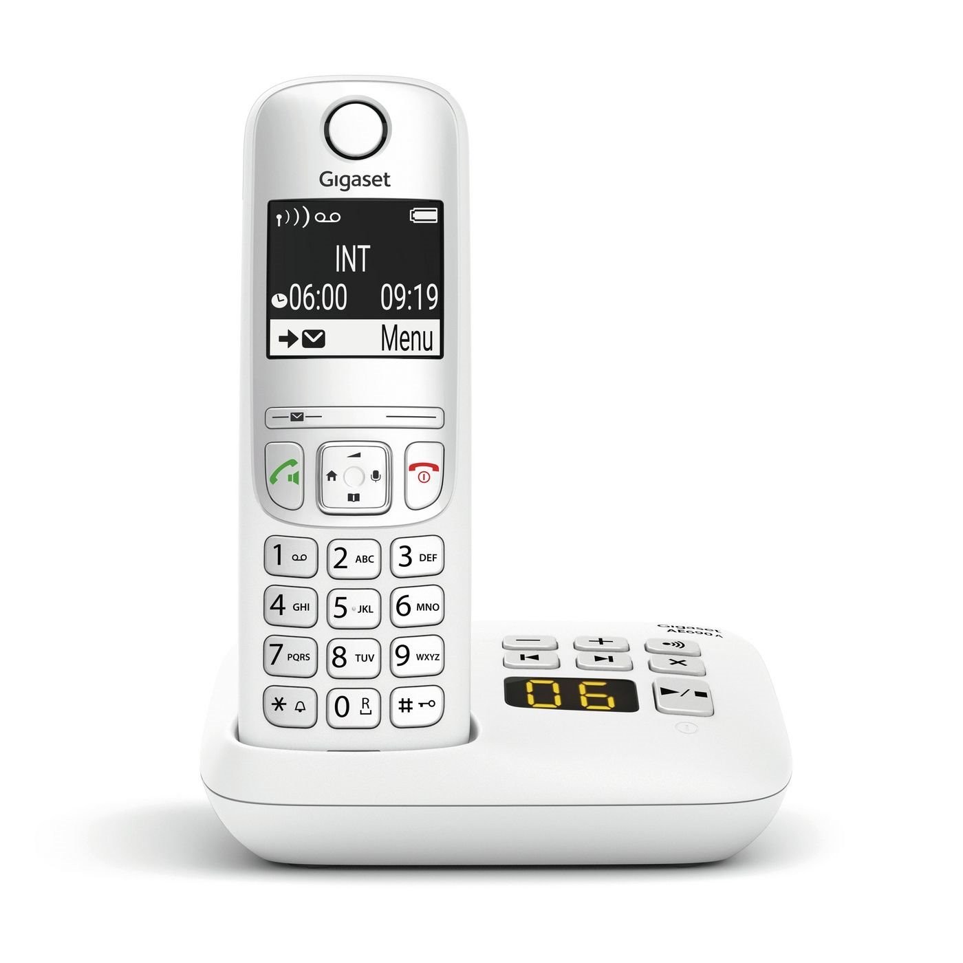 Gigaset Ae690a Analog/DECT-telefon Nummervisning Hvid