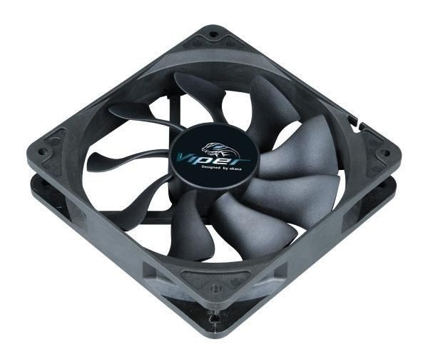 Akasa Viper Computerkabinet Ventilator 12 CM Sort