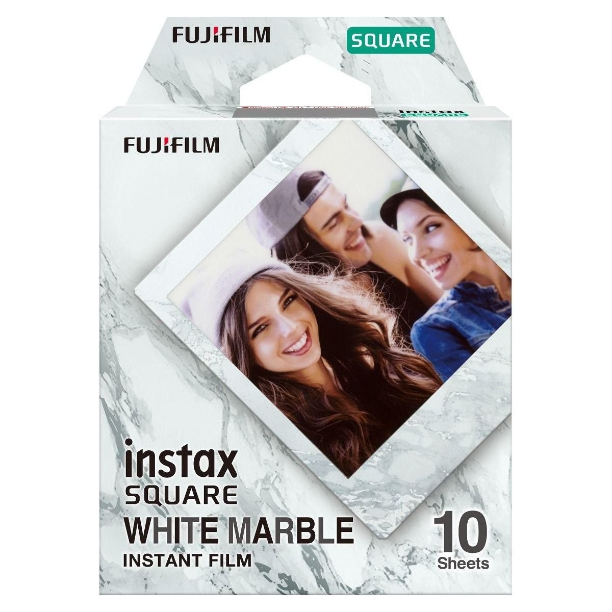 Fujifilm Instax Square White Marble Farvefilm Til Umiddelbar Billedfremstilling (Instant Film) 16656473