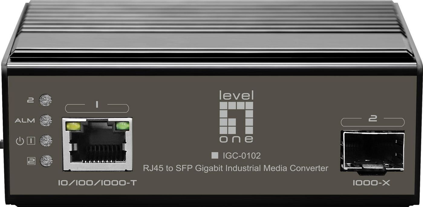 LevelOne Igc-0102 Fibermedieomformer Ethernet Fast Ethernet Gigabit Ethernet