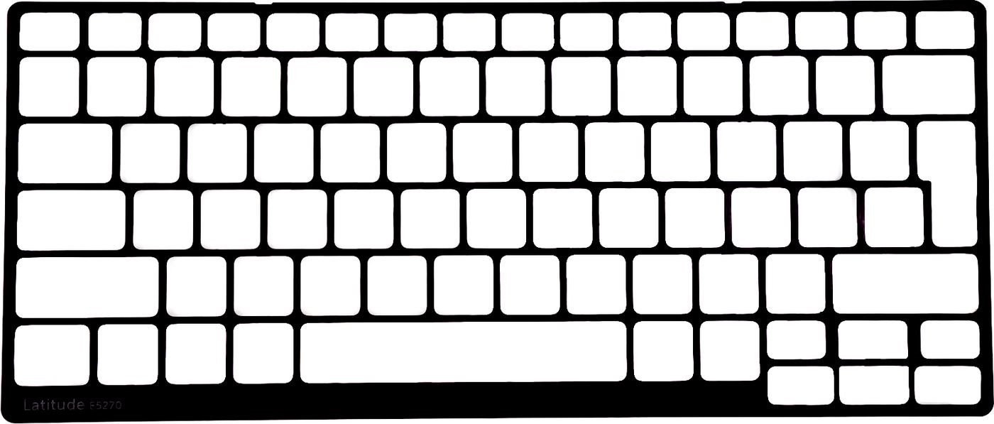 Dell N/B KBD Shroud Lat E5270 Uk 83 Key Single Point