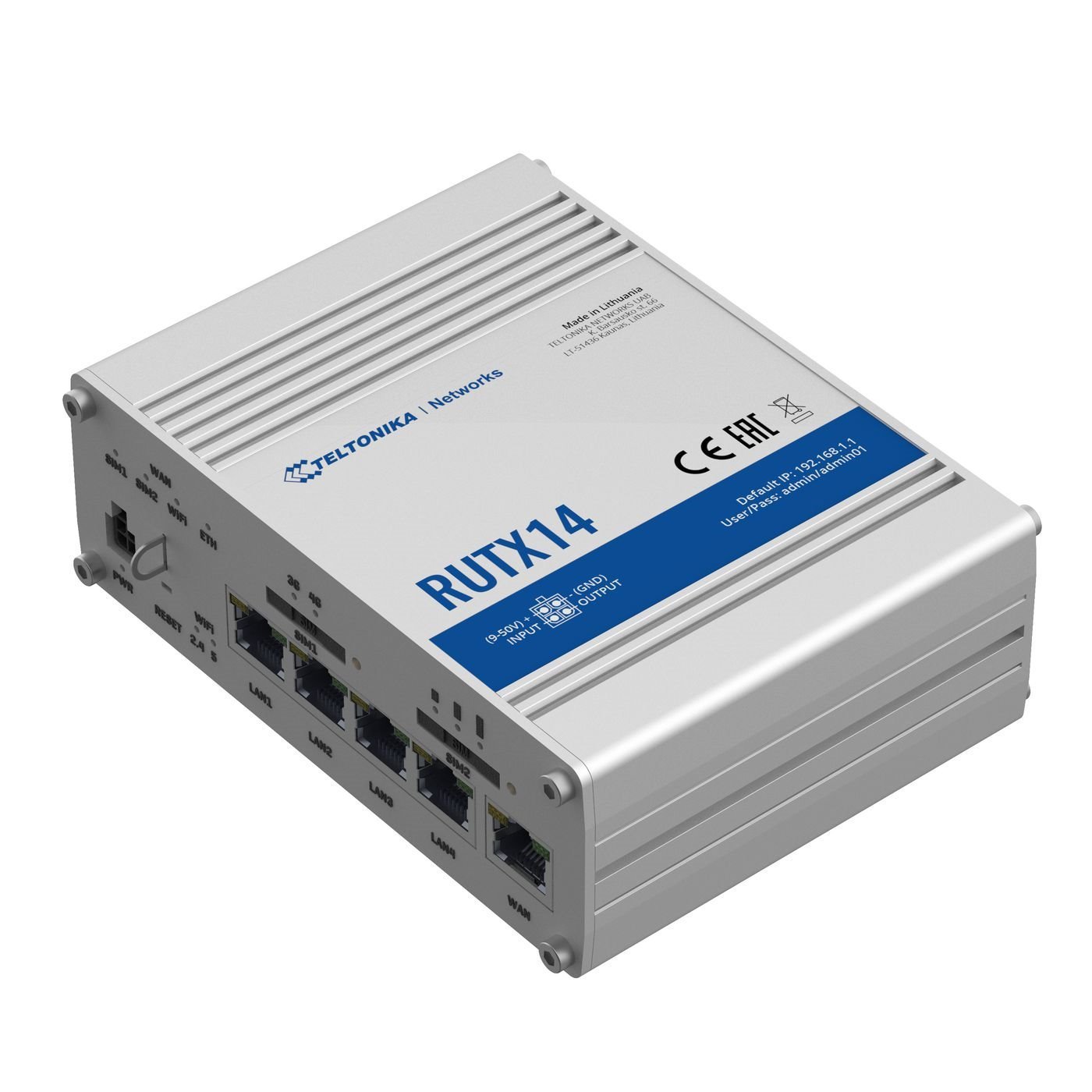 Teltonika Rutx14 TRÅDLØS Router Desktop