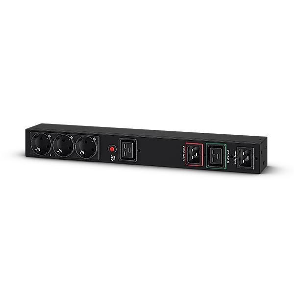 CyberPower Maintenance Bypass Pdu Mbp20hvde3a Strømfordelingsenhed 4-Stik 16A Sort
