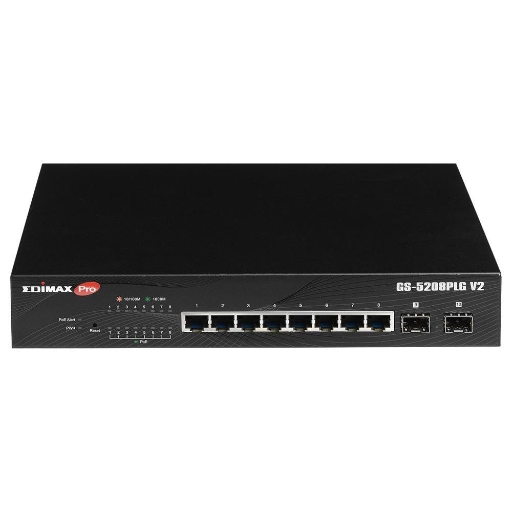 Edimax Pro GS-5208PLG V2 Switch 8-Porte Gigabit PoE+