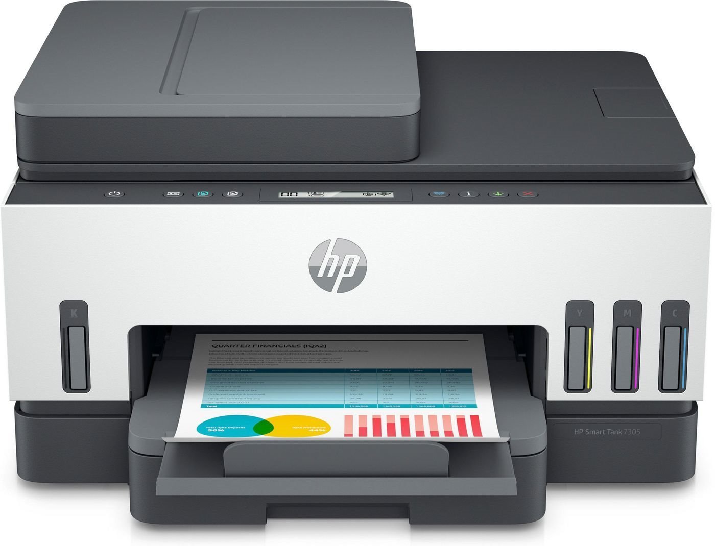 HP 7305 Wireless Smart Tank Inkjet Multifunction Printer - Colour - Grey