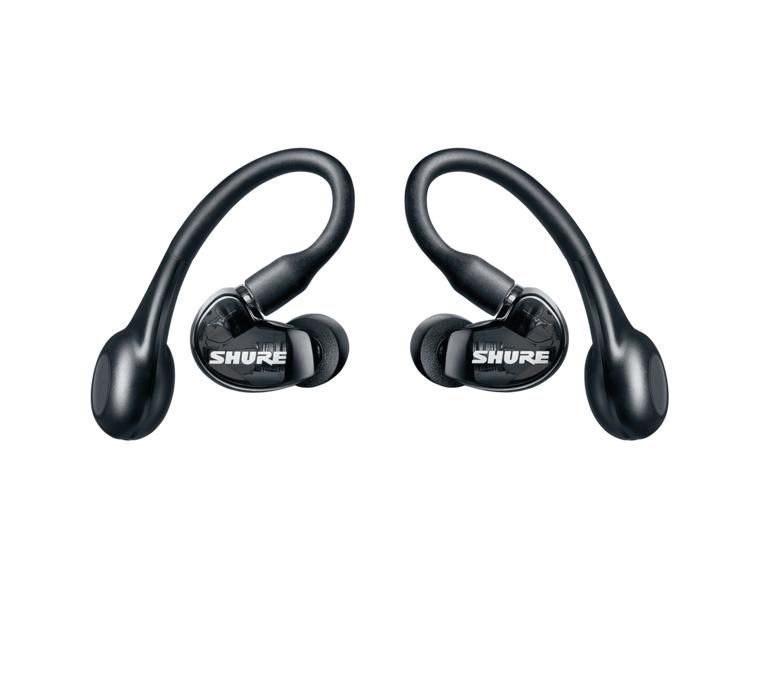 Shure Se21dybk+Tw2-Efs Hovedtelefoner/Headset True Wireless Stereo (TWS) Ørekrog, I Ørerne Sport Usb Type-C Bluetooth Sort