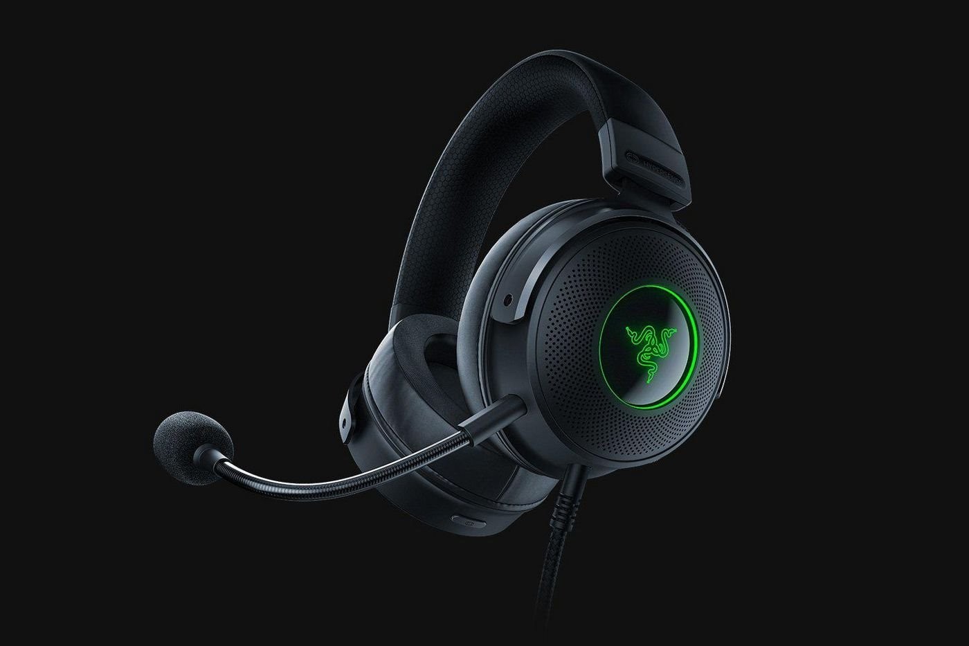 Razer Kraken V3 HyperSense Kabling Headset Sort