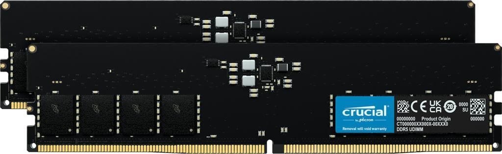 Crucial DDR5 32GB Kit 4800MHz CL40 Ikke-ECC