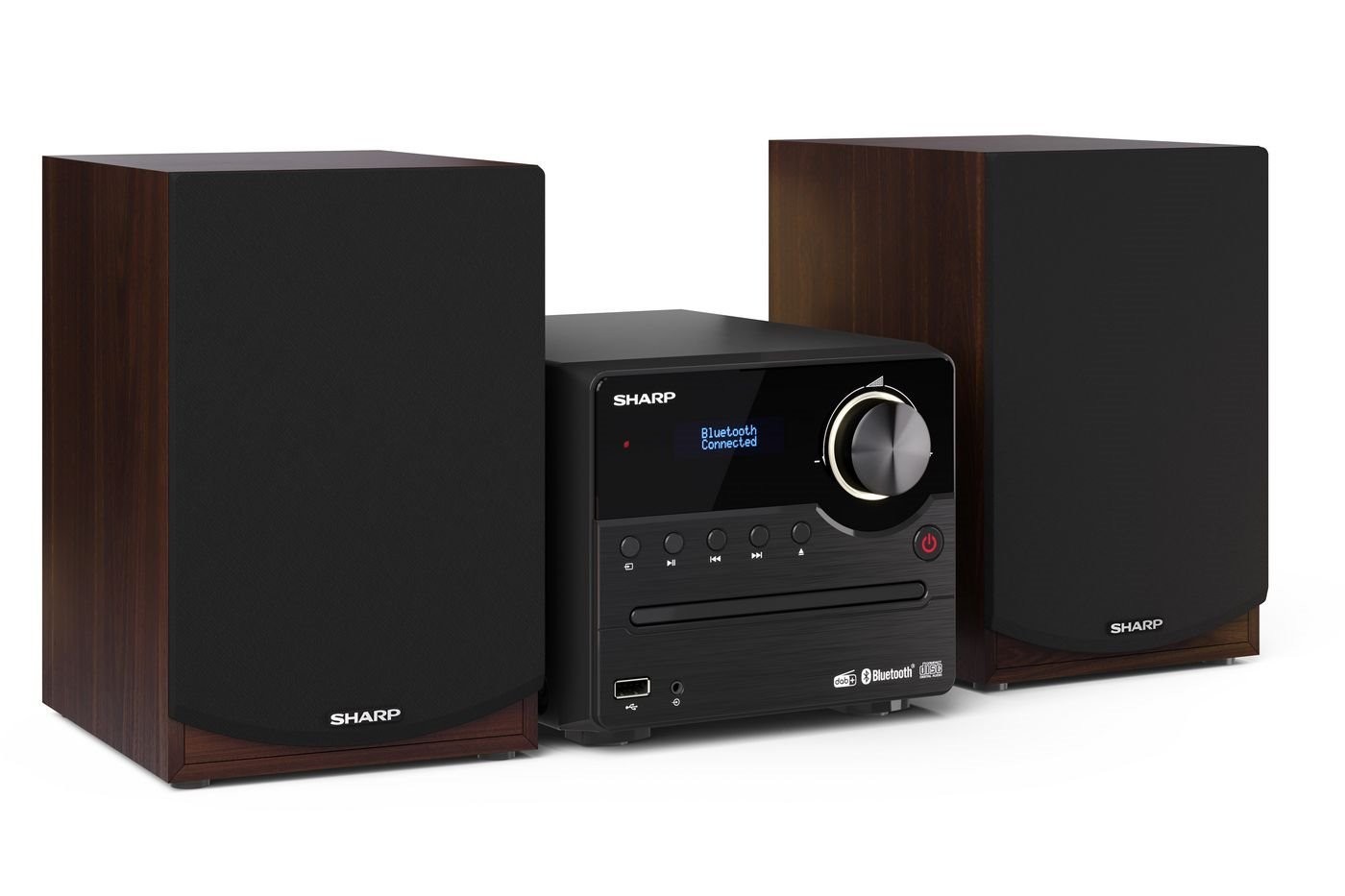 Sharp XL-B517D Dab Radio CD / MP3-afspiller Digital Afspiller Radio Bluetooth-Audiomodtager 15Watt