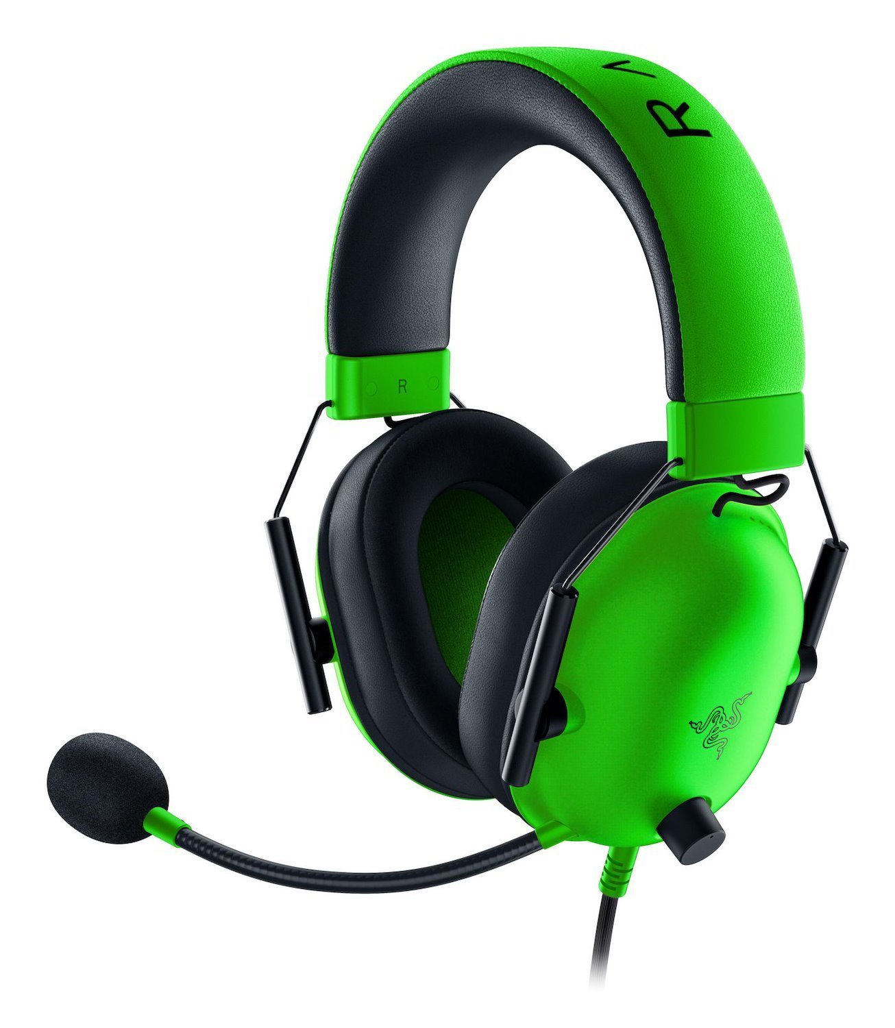 Razer BlackShark V2 X Kabling Headset Sort GRØN