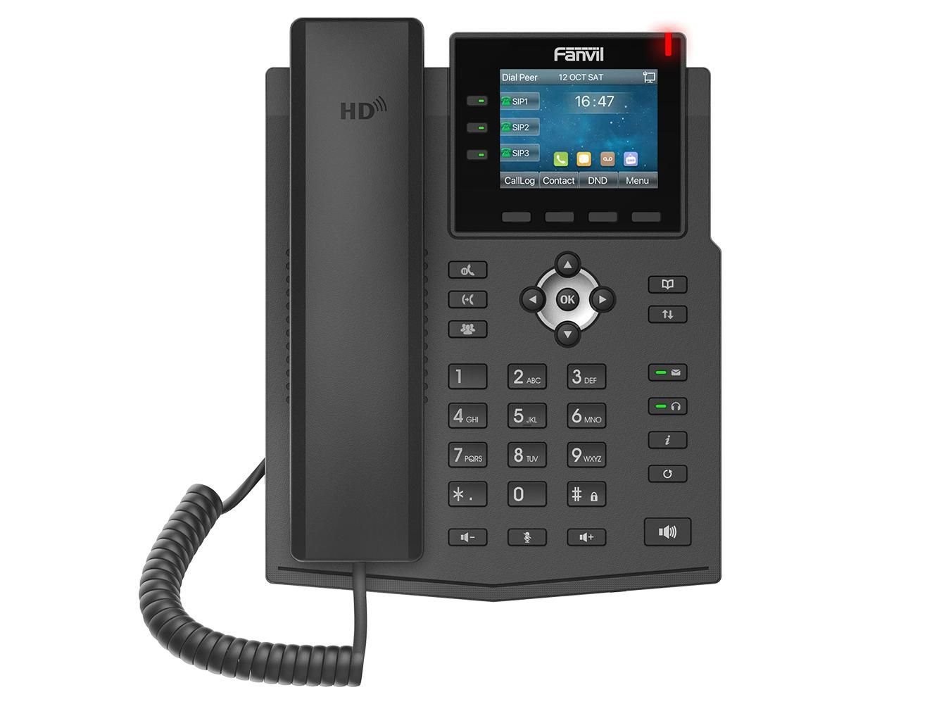 Fanvil X3u VoIP-telefon Sort