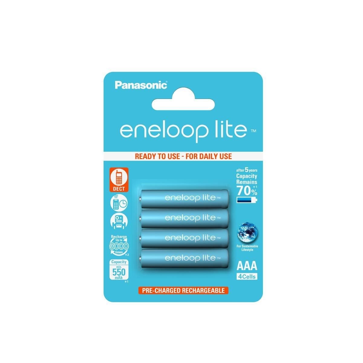 Panasonic Battery - Nickel Metal Hydride (NiMH) - 4 / Pack