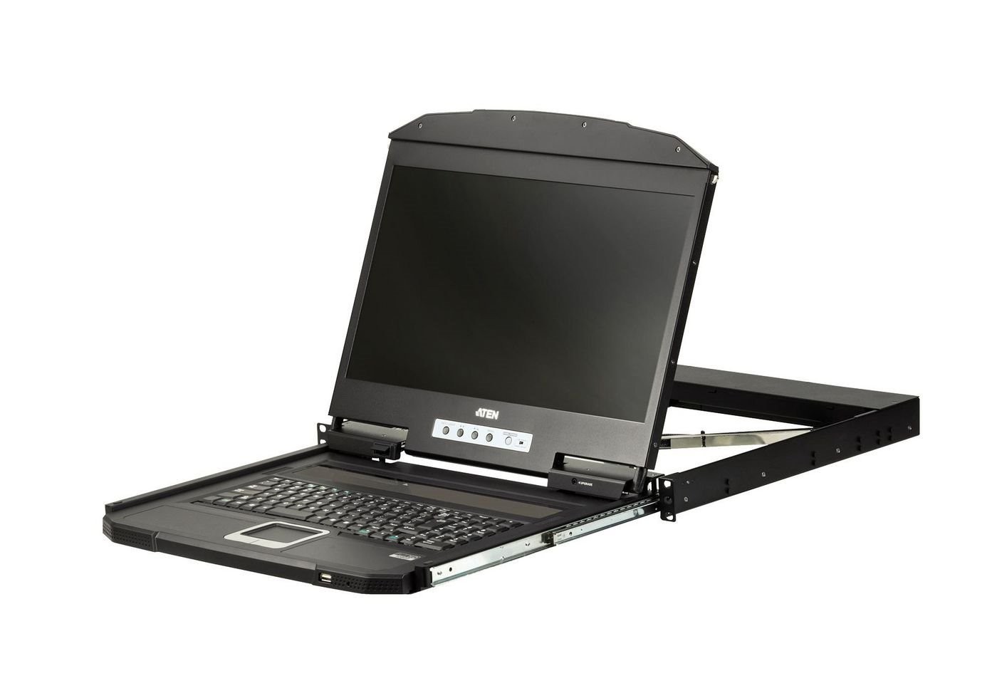 Aten CL3700NW Rack-Konsol 47 CM (18.5) 1920 X 1080 Pixel Metal, Plast Sort 1U