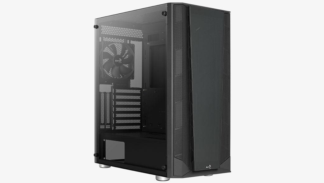 AeroCool Prism TÅRN Atx Ingen Strømforsyning Sort