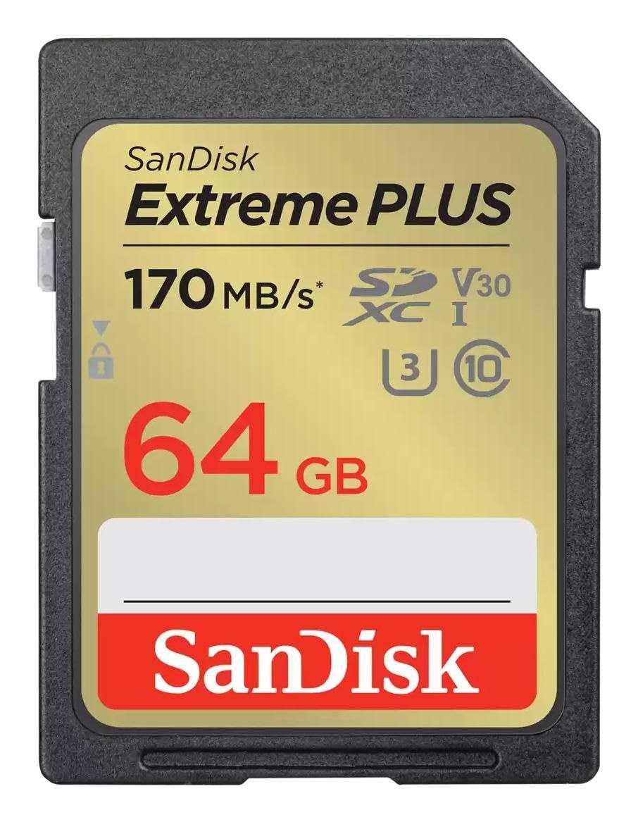SanDisk Extreme Plus SDXC 64GB 170MB/s