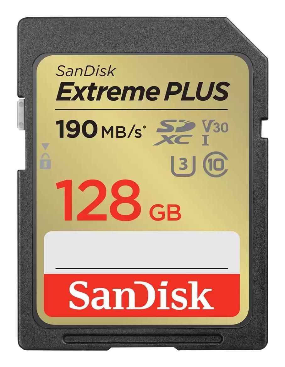 SanDisk Extreme Plus SDXC 128GB 190MB/s